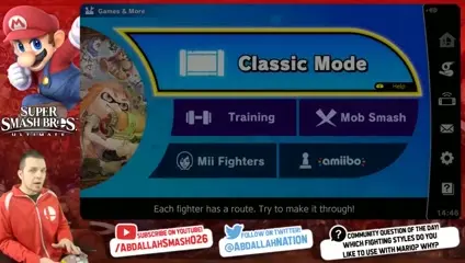 Abdallah Smash: Super Smash Bros. Ultimate Classic Mode Episode 1